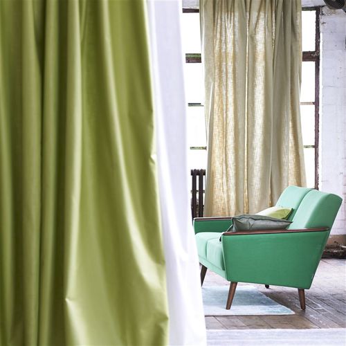 Обивочная ткань - ORBA - DESIGNERS GUILD - для штор / однотонная / из льна