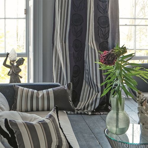 Обивочная ткань - ASTRAKHAN - DESIGNERS GUILD - для штор / в полоску / в цветочек