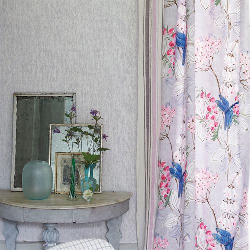 Ткань для штор - KIMONO BLOSSOM - DESIGNERS GUILD - природный мотив / в цветочек / с китайскими мотивами