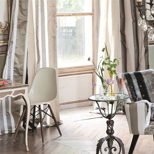 Обивочная ткань - AMELIA - DESIGNERS GUILD - для штор / с рисунком / из шелка