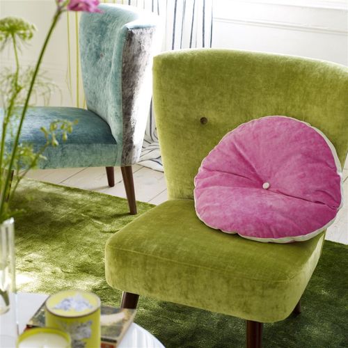Обивочная ткань - GLENVILLE - DESIGNERS GUILD - для штор / однотонная / из шелка