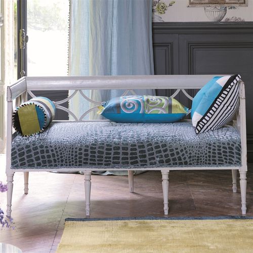 Обивочная ткань - NABUCCO - DESIGNERS GUILD - с рисунком / из вискозы / из бархата