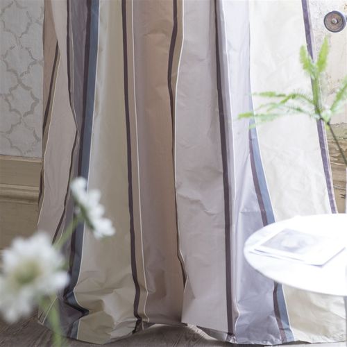 Обивочная ткань - MIRAFIORI - DESIGNERS GUILD - для штор / в полоску / из шелка