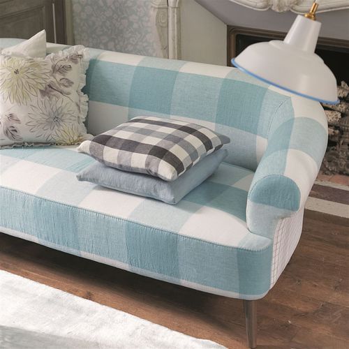 Обивочная ткань - BRERA QUADRETTO - DESIGNERS GUILD - для штор / в клетку / из льна