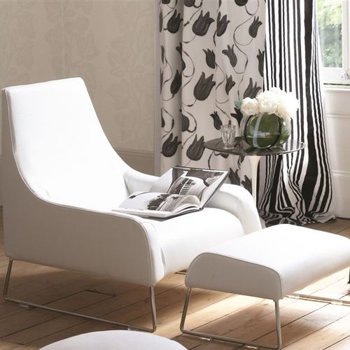 Обивочная ткань - INDIAN SUMMER - DESIGNERS GUILD - для штор / с рисунком / набивная