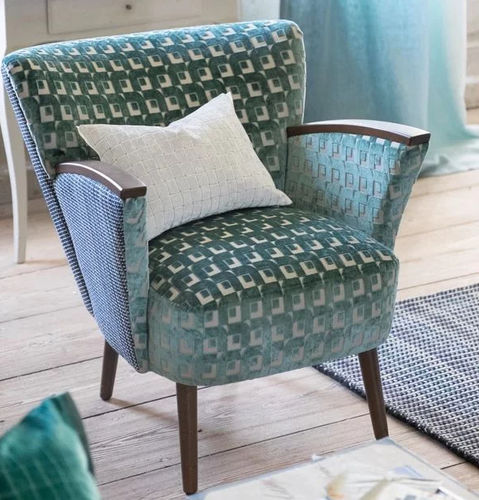 Обивочная ткань - PUGIN - DESIGNERS GUILD - в полоску / c геометрическим рисунком / дамасская