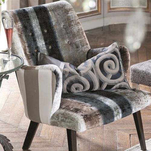 Обивочная ткань - PHIPPS - DESIGNERS GUILD - с рисунком / однотонная / из бархата