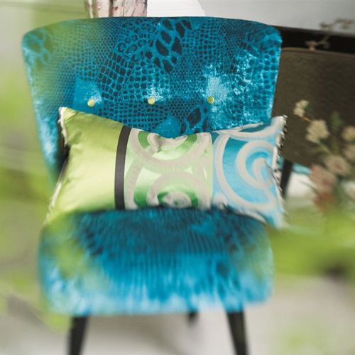 Обивочная ткань - BERNADINI - DESIGNERS GUILD - с рисунком / из бархата / жаккардовая