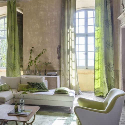 Обивочная ткань - MARQUISETTE - DESIGNERS GUILD - для штор / с рисунком / из хлопка
