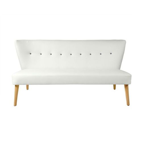 Современный диван - JULEP - DESIGNERS GUILD - из ткани / белый / 2 места