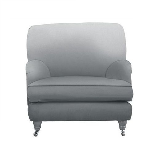 Классическое кресло - ACADEMY - DESIGNERS GUILD - из ткани / обитое / серое