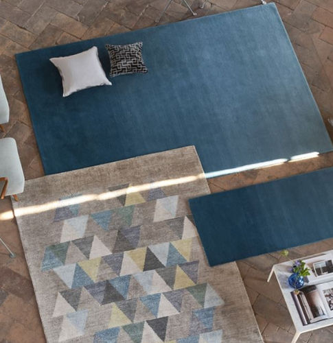Современный ковер - PADUA AZURE - DESIGNERS GUILD - однотонный / из шерсти / прямоугольный