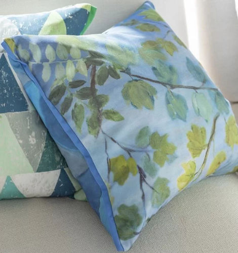 Подушка для наружного применения - GIARDINO SEGRETO - DESIGNERS GUILD - квадратная / в цветочек / природный мотив
