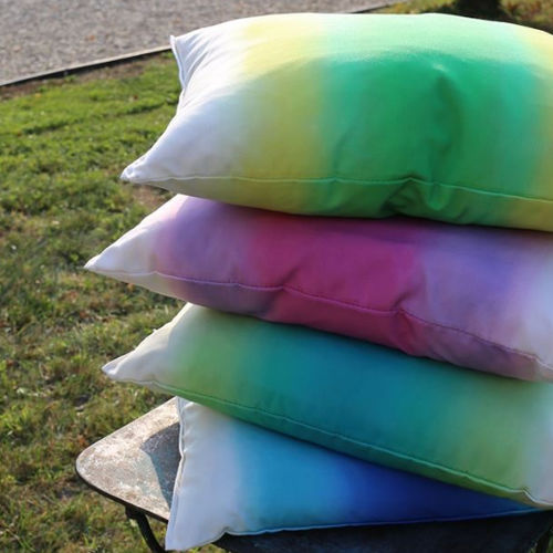 Подушка для наружного применения - SAVOIE - DESIGNERS GUILD - прямоугольная / в полоску / из ткани