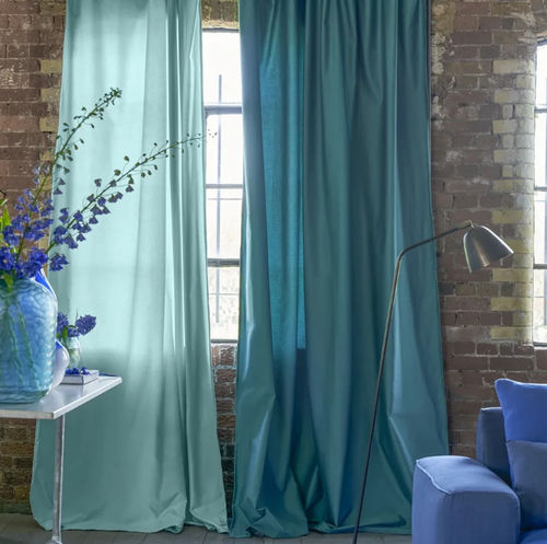 Обивочная ткань - PERLEDO  - DESIGNERS GUILD - для штор / однотонная / из хлопка