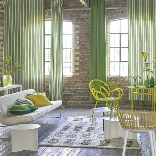Ткань для штор - STUDIO   - DESIGNERS GUILD - для жалюзи / в полоску / из хлопка