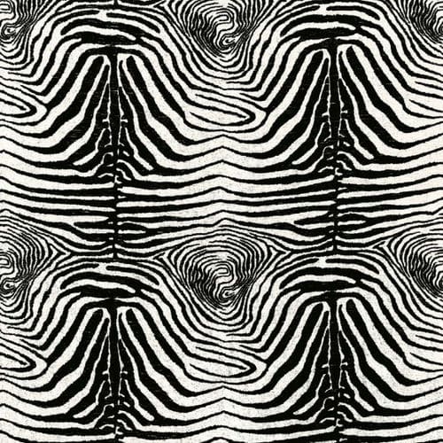 Обивочная ткань - BRAGANCE ZEBRE - EDMOND PETIT - с рисунком кожа животных / из хлопка / из льна