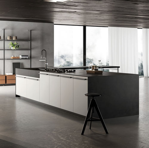 Современная кухня - E1  - EFFETI INDUSTRIE - из алюминия / из Fenix NTM® / из ламината