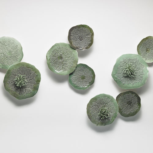 Скульптура из фарфора - green - FOS CERAMICHE - настенная / для гостиницы