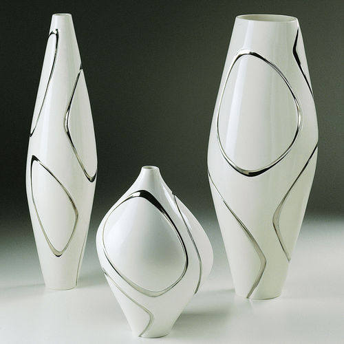Современная ваза - BS-2003 D / B-2003 D / PF-2003 D - FOS CERAMICHE - из фарфора / ручной работы