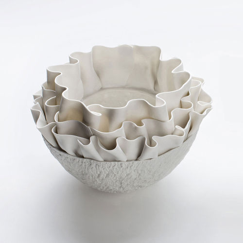 Современная ваза - AC series - FOS CERAMICHE - из фарфора / ручной работы