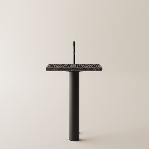 Раковина на ножке - Ell - AGAPE - из Corian® / из мрамора / на заказ