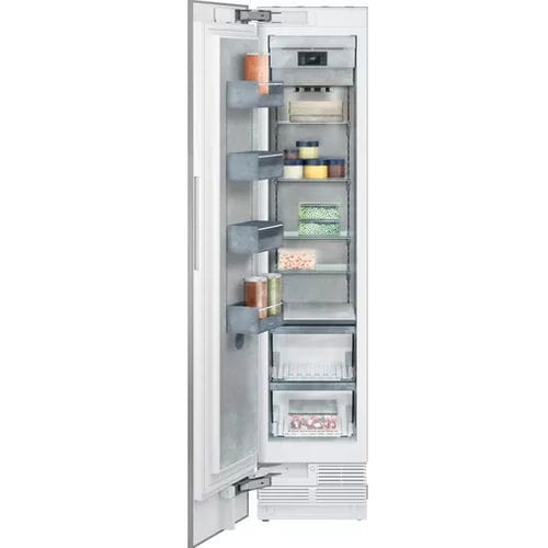 Вертикальная морозильная камера - RF410304 - GAGGENAU - с выдвижным ящиком / из нержавеющей стали / из алюминия