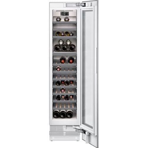 Винный шкаф для сервировки - RW414365 - GAGGENAU - встраиваемый / из нержавеющей стали / из дуба