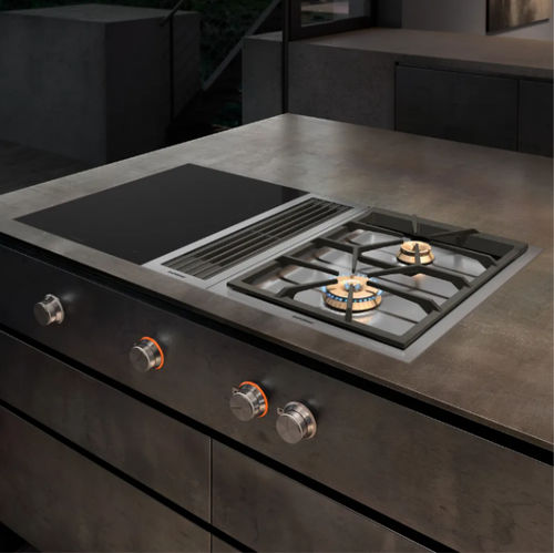 Газовая варочная панель - VG425115F - GAGGENAU - 2 конфорки / встраиваемая / с поворотными регуляторами