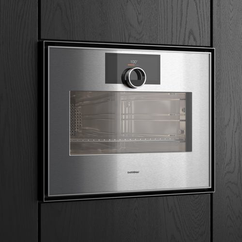 Электрическая паровая духовка - GS471120 - GAGGENAU - с вентилятором / встраиваемая / 3 камеры