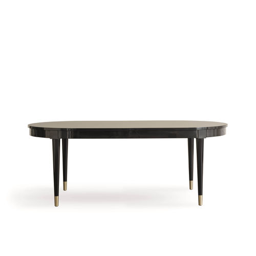 Современный обеденный стол - MILANO : ZIRCONE ZIR 31A - GALIMBERTI NINO - из цельной древесины / из лакированной древесины / овальный