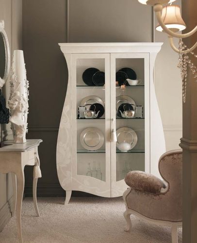Стеклянный шкаф новое барокко - GLAMOUR - GIUSTI PORTOS - из дерева
