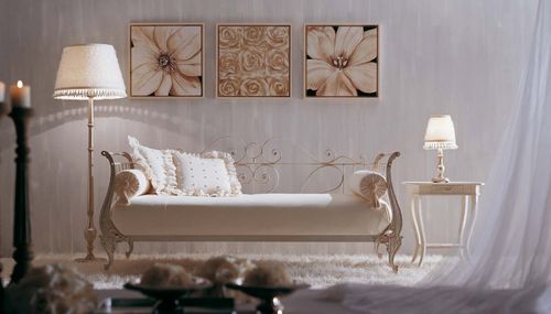 Односпальная кровать - SICHE SOFA - GIUSTI PORTOS - классическая / из кованого железа