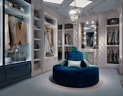 Угловая гардеробная - Armadio - Santo Passaia Furniture - навесная / модульная / классическая