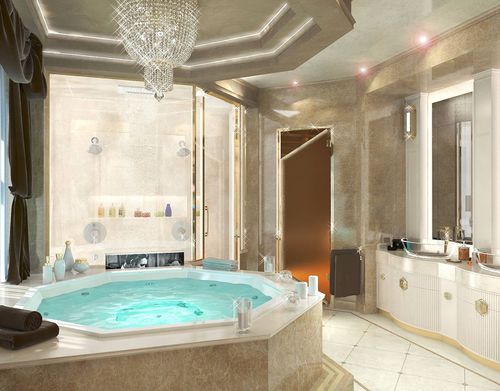 Современная ванная комната - Il Bagno - Santo Passaia Furniture - из дерева / из камня