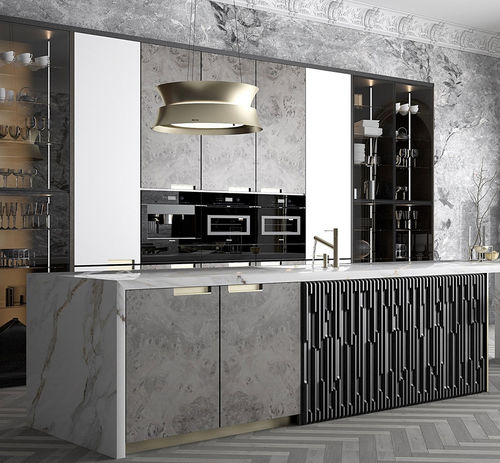 Современная кухня - Parigi   - Santo Passaia Furniture - из дерева / модульная / матовая