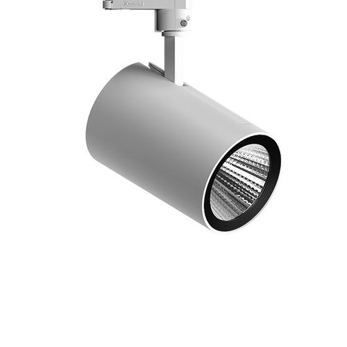 Светильник на рейке LED - TECNICA EVO - iGuzzini - круглый / из литого алюминия / из термопластика