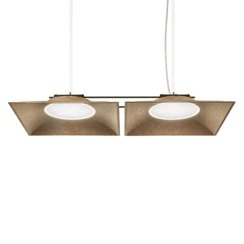 Лампа из льна - LIGHT SHED 60 LINEN - iGuzzini - подвесная / современная / проводная