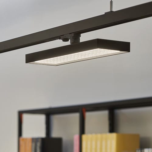 Светильник на рейке LED - SPACEPAD - iGuzzini - прямоугольный / из PMMA / для офиса