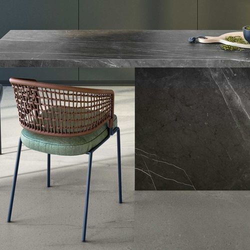 Плитка из керамогранита - PIETRA DI BASALTO ACTIVE - IRIS CERAMICA - естественная отделка / для интерьера / для гостиной