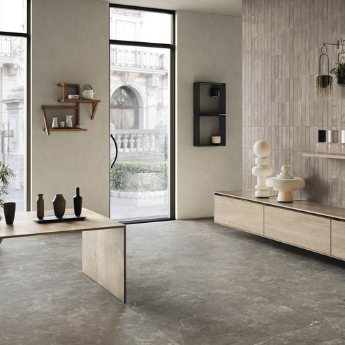 Плитка из керамогранита - ELEMENTI PIETRA - IRIS CERAMICA - полированная / естественная отделка / для интерьера