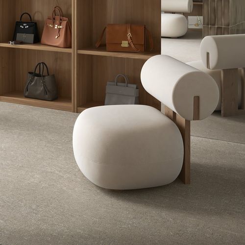 Плитка из керамогранита - THÉKĒ TRAME - IRIS CERAMICA - перламутровая / для интерьера / для ванной комнаты