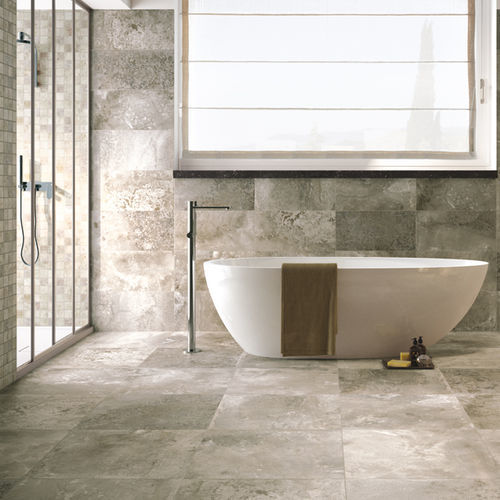 Плитка из керамогранита - SHIRE - IRIS CERAMICA - полированная / естественная отделка / набивная