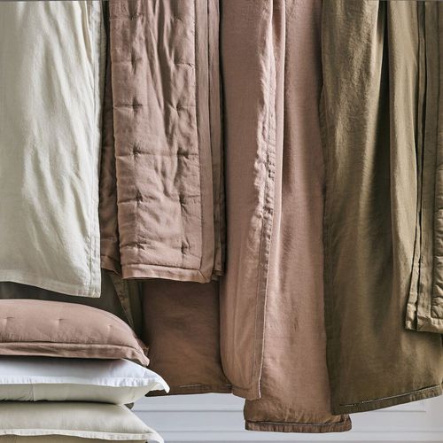 Чехол для теплого одеяла из льна - Signature - West Elm - из tencel® / однотонный