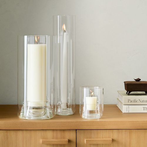 Подсвечник из стекла - Glenda - West Elm