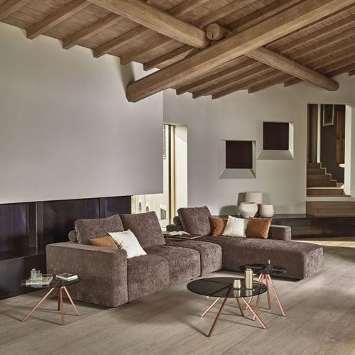 Модульный диван - ZENIT WALL - BONTEMPI CASA - современный / из ткани / со съемным покрытием