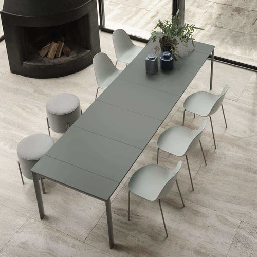 Современный стол - ETICO PLUS - BONTEMPI CASA - из лакированного металла / из бетона / из меламина