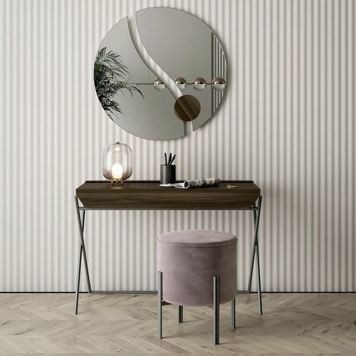 Напольный рабочий стол - MATISSE - BONTEMPI CASA - современный / из фанерованной древесины / из лакированного металла