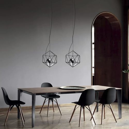 Современный стол - SENSO - BONTEMPI CASA - из лакированного металла / из ламината / из керамики