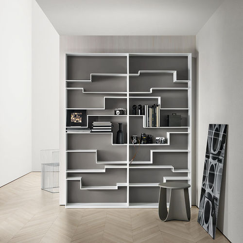 Модульный книжный шкаф - MELODY - MDF Italia - современный / из лакированной МДФ / из меламина